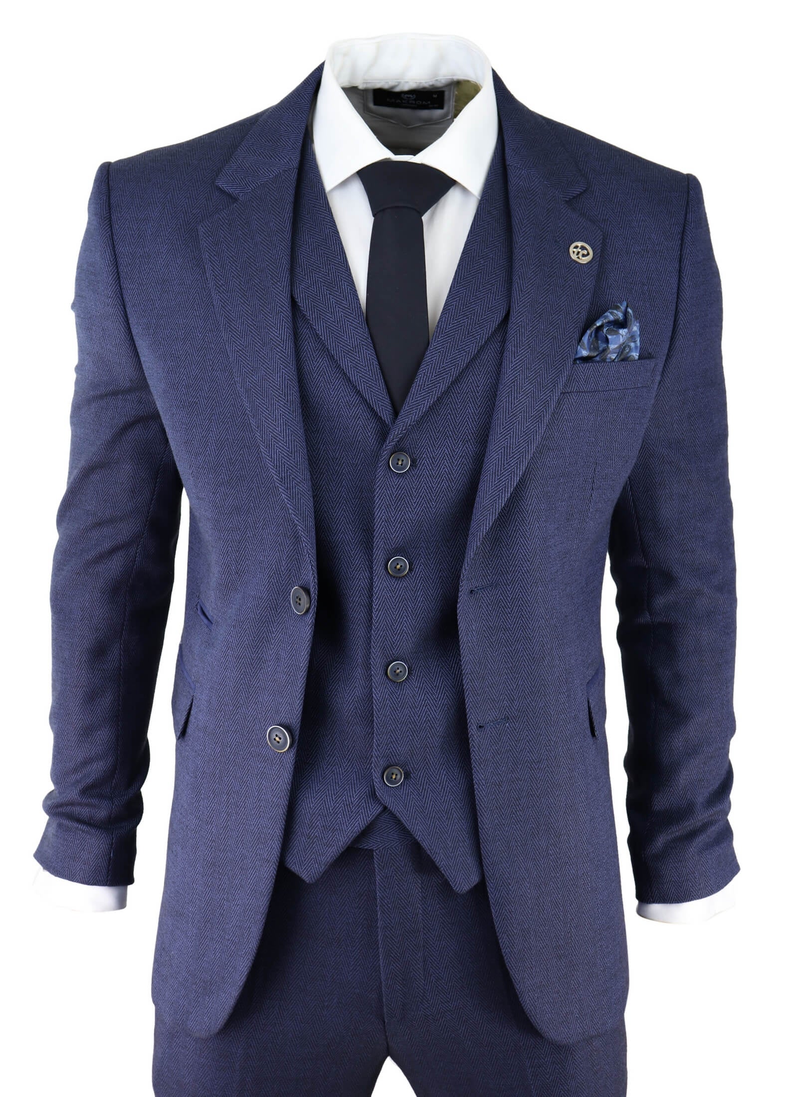 Abito Uomo 3 Pezzi Tweed Spina Di Pesce - Smoking Da Ballo Matrimonio Abito Uomo 3 Pezzi Tweed Spina Di Pesce - Smoking Da Ballo Matrimonio