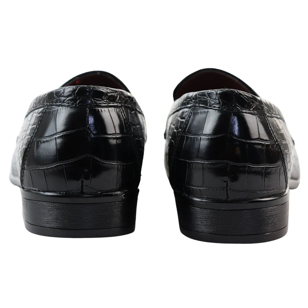 Men's Slip On Formal Black Loafers