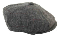 Mens Vintage Tweed Peaky Blinders Hat