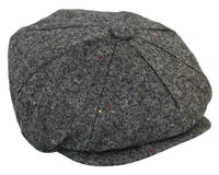 Mens Vintage Tweed Peaky Blinders Hat