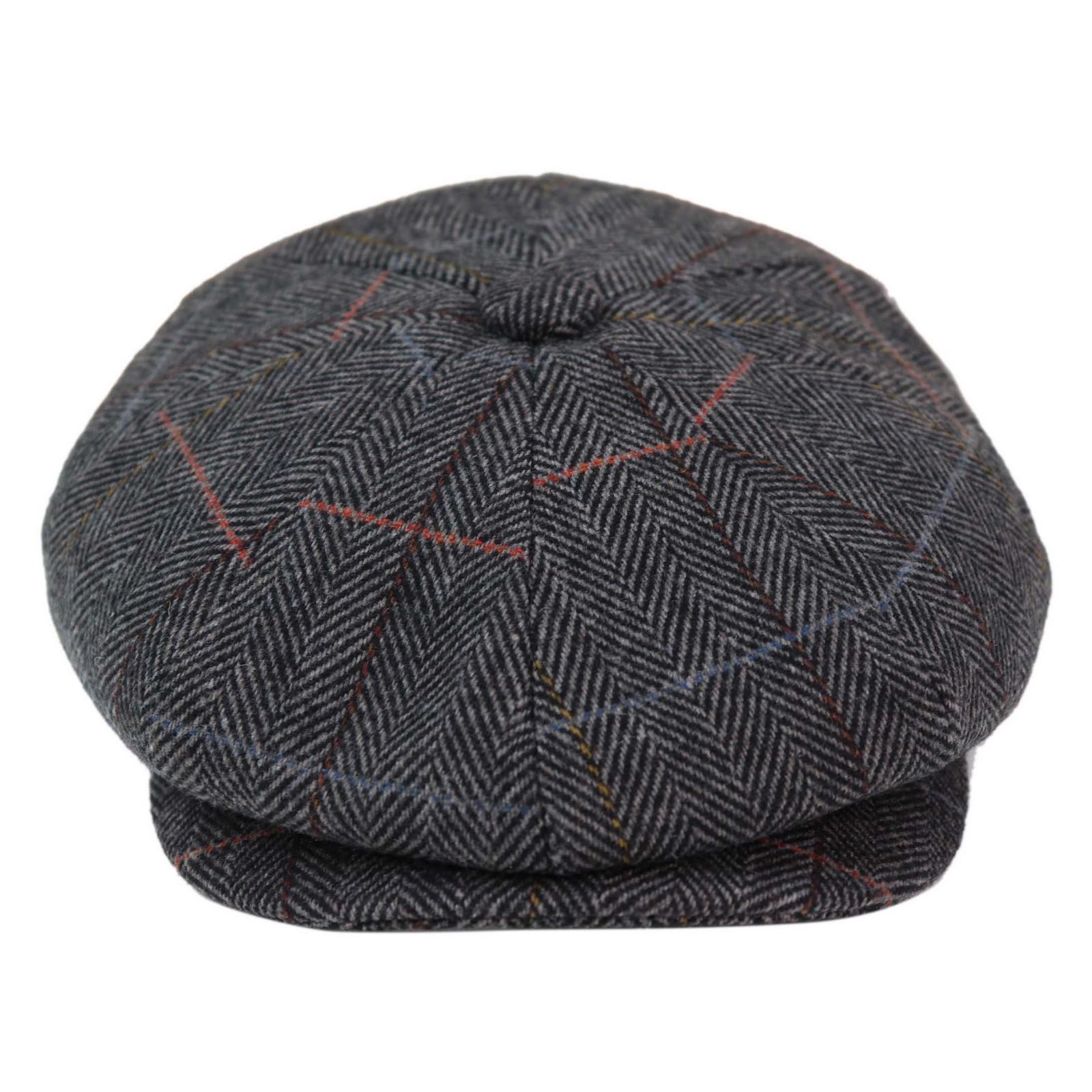 Mens 8-Panel Newsboy Cap