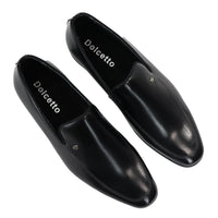 Men's Slip On Black Loafer Shoes