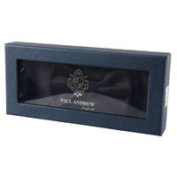 Men's Bow Tie Pocket Square Cuff Links Gift Set Black Color