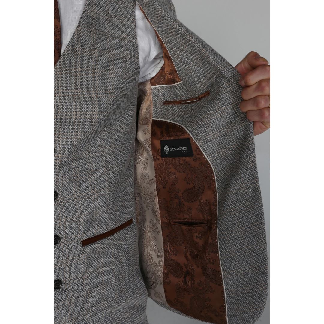 Ralph - Men's Cream Tweed Blazer