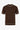 T-shirt da uomo marrone in maglia, vestibilità regolare, girocollo con finiture a contrasto.