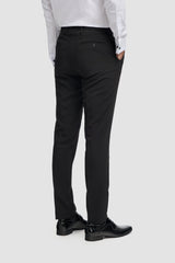 Tux - Pantaloni da smoking classici neri da uomo