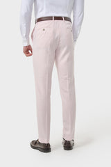 Tropez - Pantaloni formali rosa da uomo