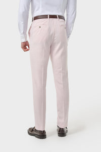 Tropez - Pantaloni formali rosa da uomo