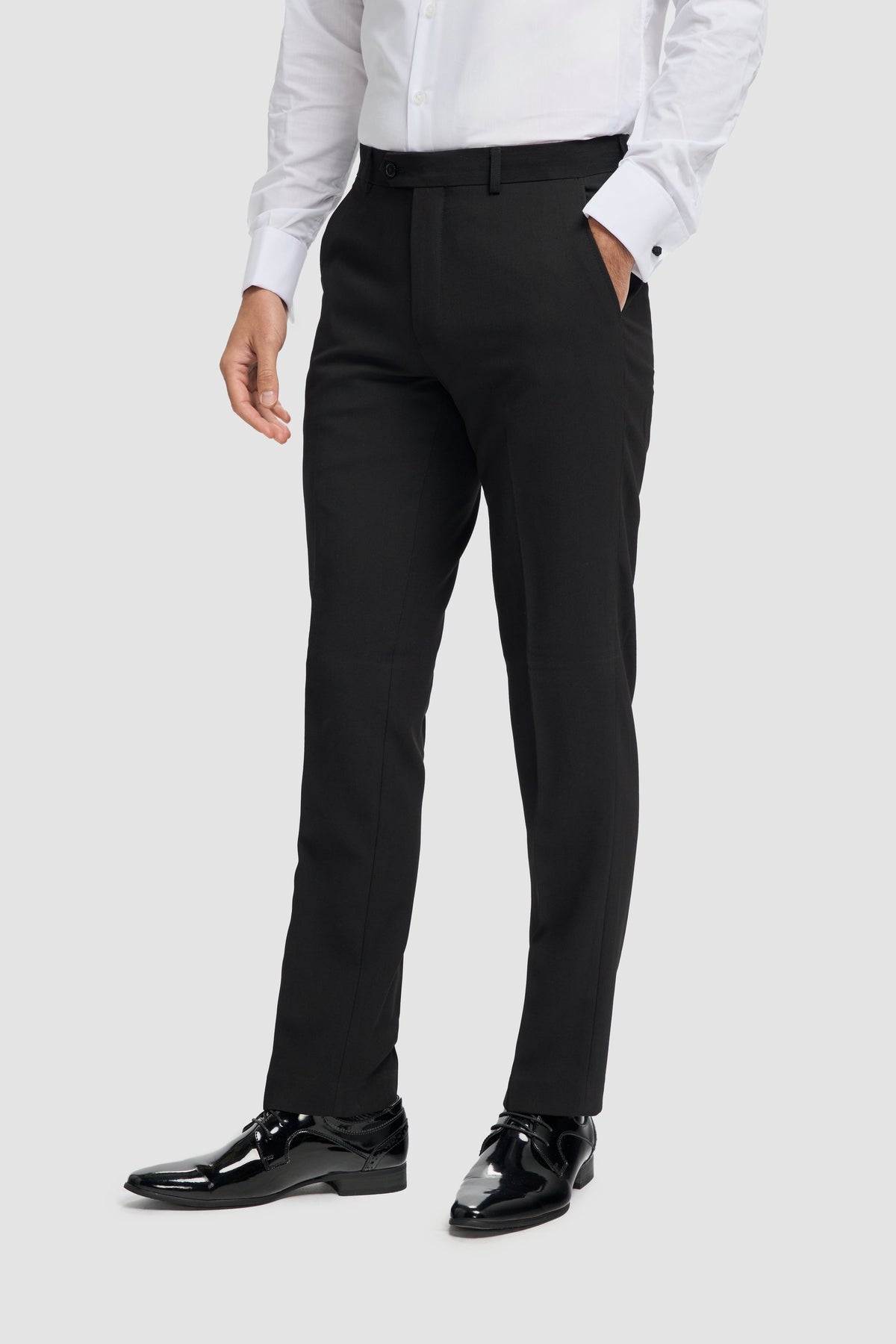 Tux - Pantaloni da smoking classici neri da uomo