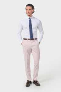 Tropez - Pantaloni formali rosa da uomo