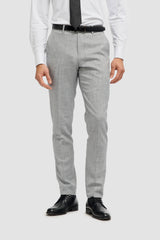 Malibu - Pantaloni formali grigi da uomo