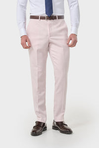 Tropez - Pantaloni formali rosa da uomo