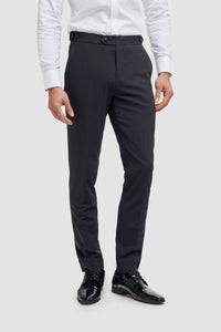 Aspen - Pantaloni classici da uomo in blu navy