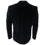 Men's Black Velvet Tux Blazer Satin Lapels Dinner Wedding Prom Black Tie
