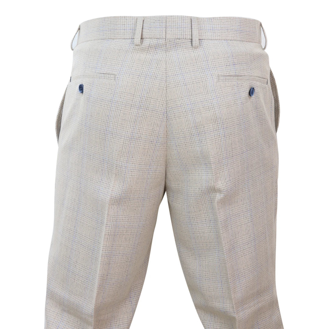 Pantaloni da uomo in tweed pulito