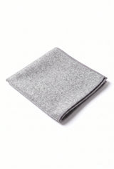 Fazzoletto da taschino da uomo in tweed grigio