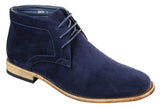 Mens PU Suede Ankle Boots
