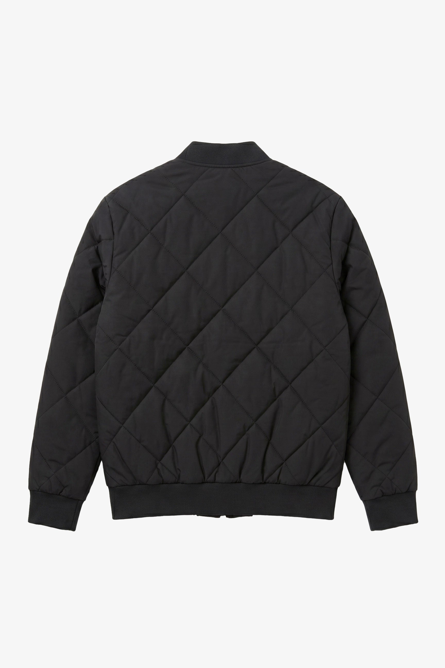 Giacca bomber reversibile da uomo nera e beige, leggera e trapuntata, 2 in 1