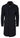 Mens Long Black Wool Overcoat