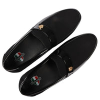 Men's Slip On Lightweight Black Loafer Shoes
