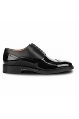 Harry - Scarpe brogue da uomo in vernice nera