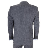 IM33 - Abito da uomo su misura, 3 pezzi, nero