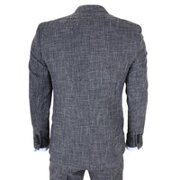 IM33 - Abito da uomo su misura, 3 pezzi, nero