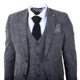 IM33 - Abito da uomo su misura, 3 pezzi, nero