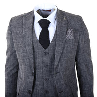 IM33 - Abito da uomo su misura, 3 pezzi, nero