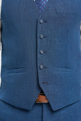 Miami - Gilet da uomo blu da sposa