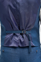 Miami - Gilet da uomo blu da sposa