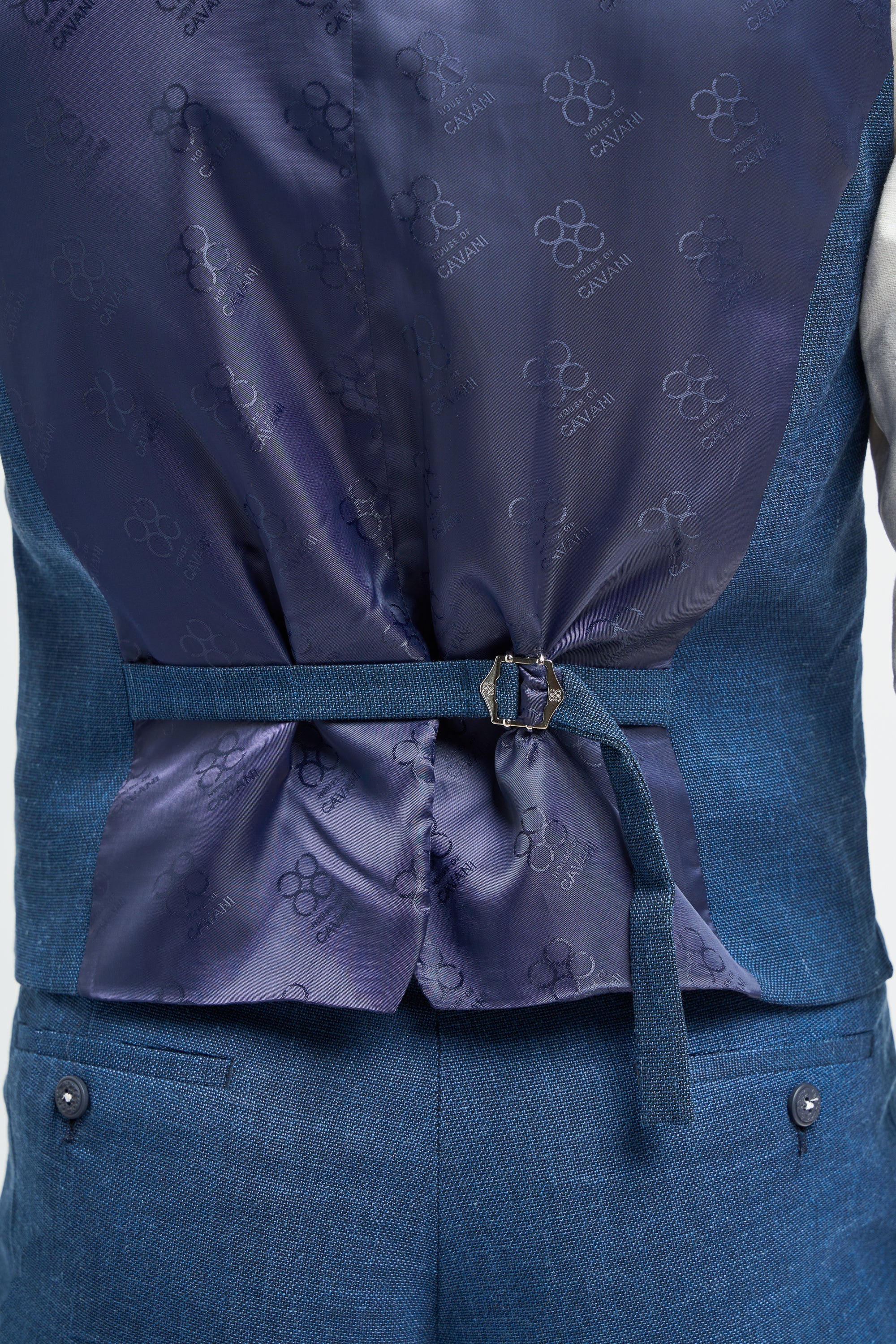 Miami - Gilet da uomo blu da sposa