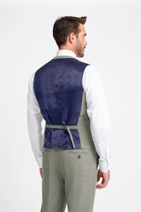 Miami - Gilet estivo verde salvia da uomo