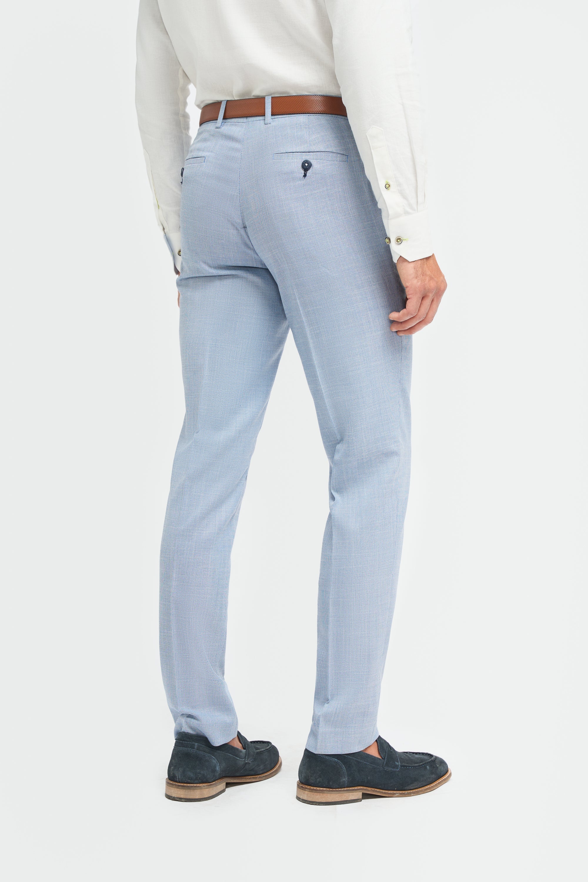 Miami - Pantaloni estivi da uomo azzurri
