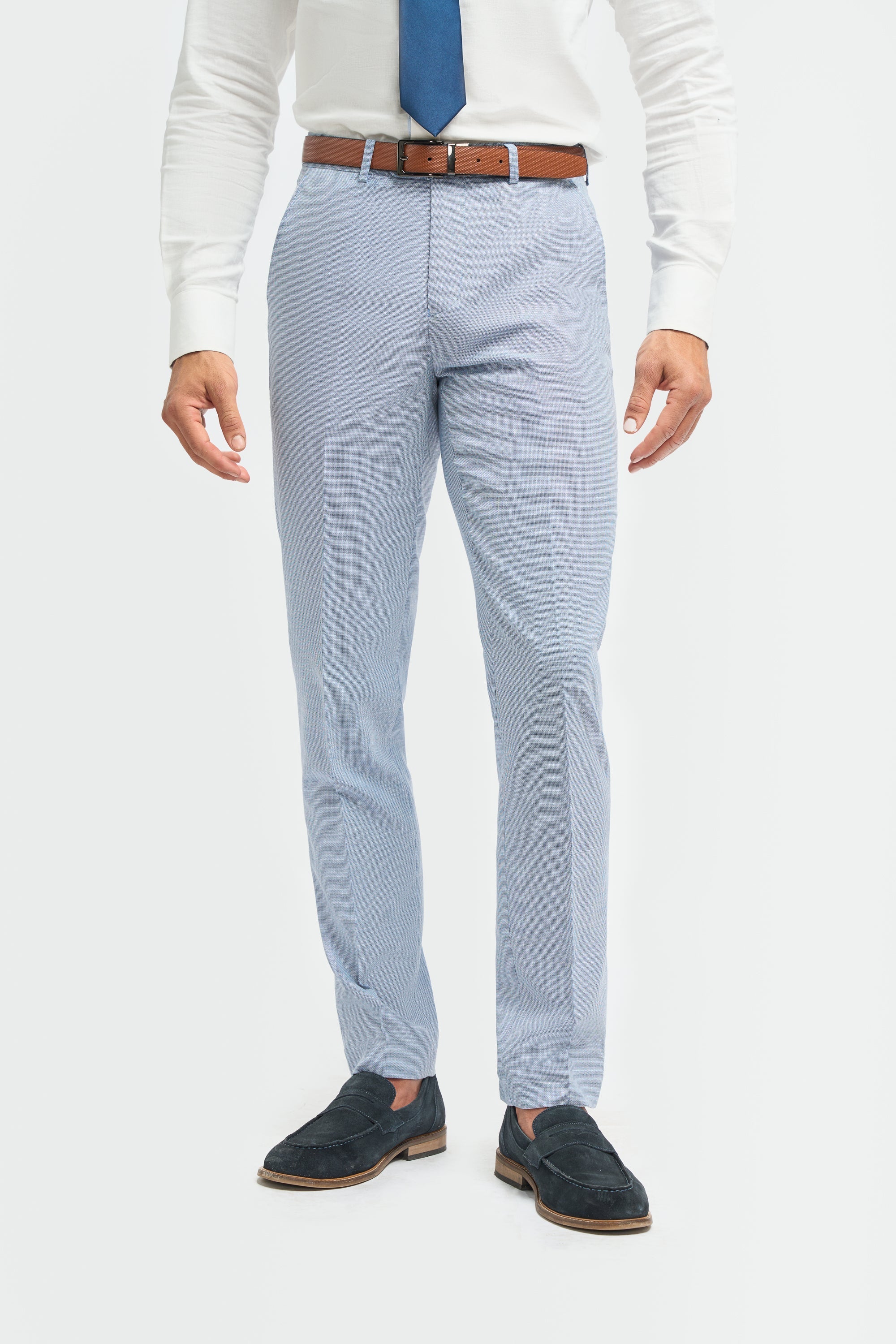 Miami - Pantaloni estivi da uomo azzurri