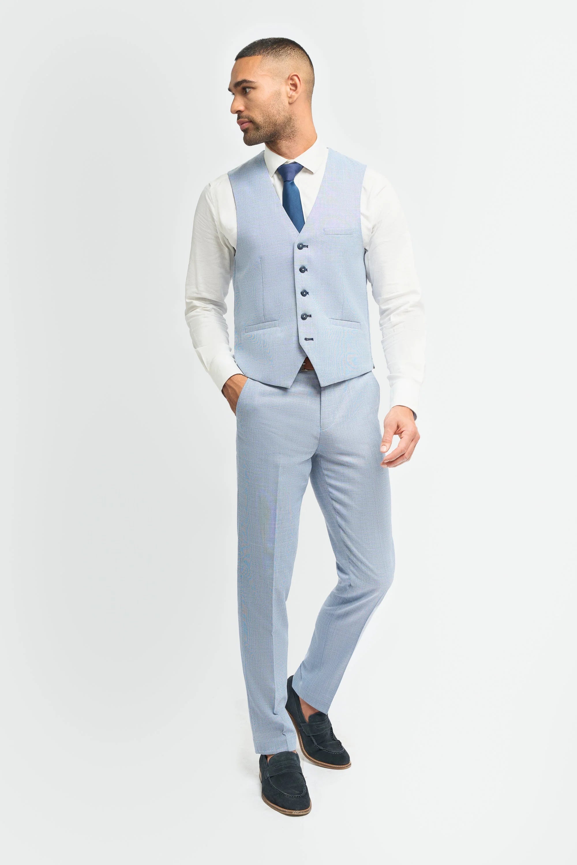 Miami - Gilet estivo azzurro chiaro da uomo