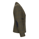 TPSTZ71 - Blazer in tweed verde oliva da donna