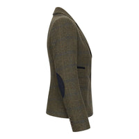 TPSTZ71 - Blazer in tweed verde oliva da donna