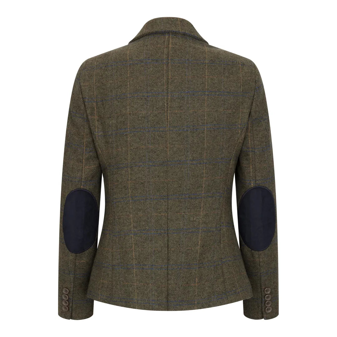 TPSTZ71 - Blazer in tweed verde oliva da donna