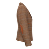 TPSTZ73 - Blazer in tweed marrone quercia da donna