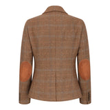 TPSTZ73 - Blazer in tweed marrone quercia da donna