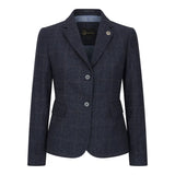 TPSTZ72 - Blazer in tweed blu navy da donna