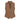 TPSTZ73 - Gilet in tweed marrone quercia da donna