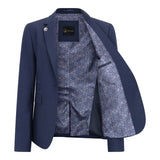 TPW-14 - Completo da donna in 3 pezzi, blu navy