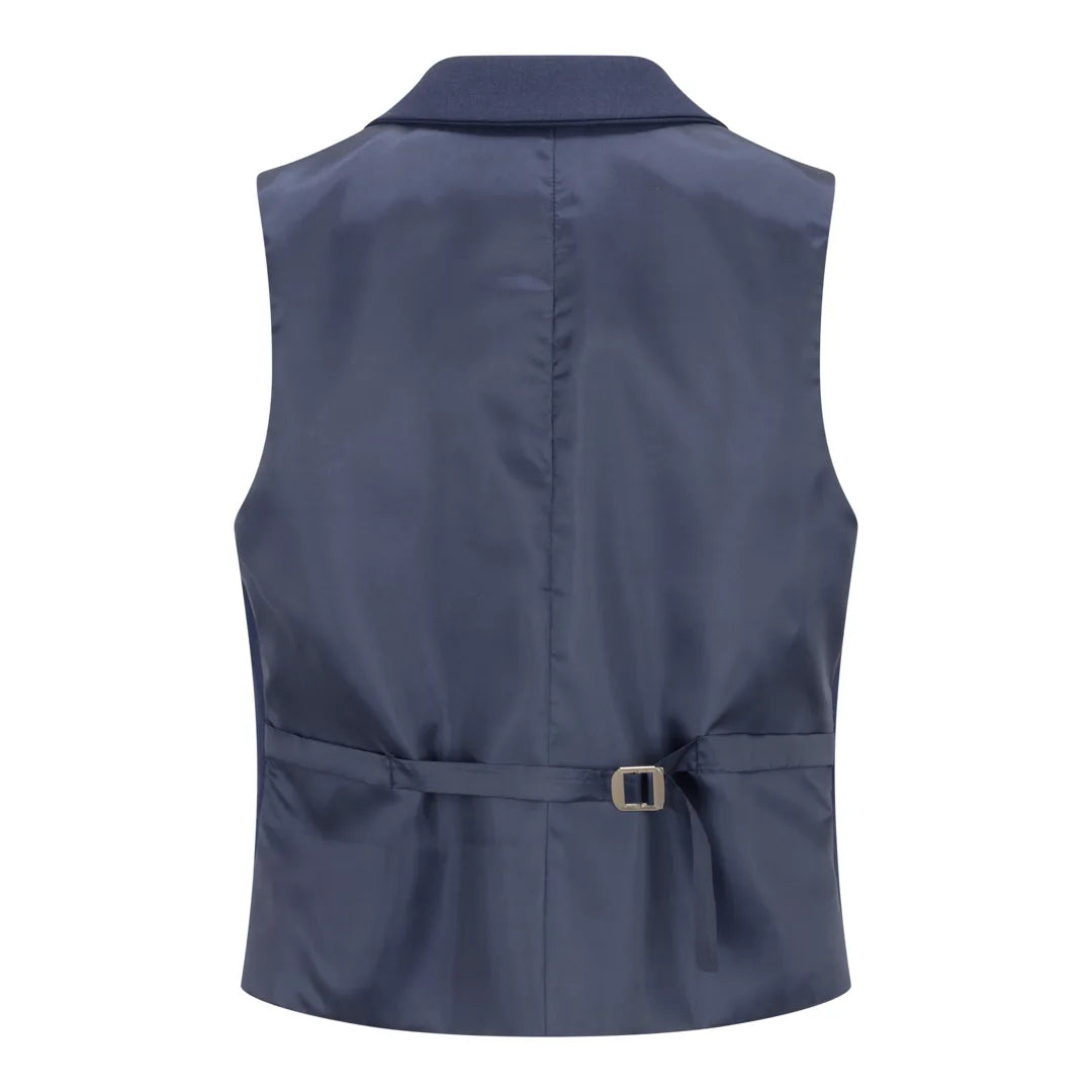 TPW-14 - Completo da donna in 3 pezzi, blu navy