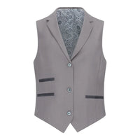 TPW-15 - Completo da donna grigio semplice 3 pezzi