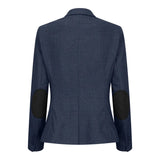 TPW52 - Abito da donna in 3 pezzi con motivo Principe di Galles blu navy