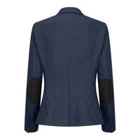 TPW52 - Abito da donna in 3 pezzi con motivo Principe di Galles blu navy