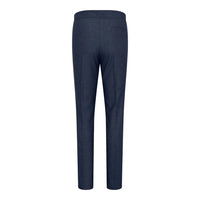 TPW52 - Abito da donna in 3 pezzi con motivo Principe di Galles blu navy