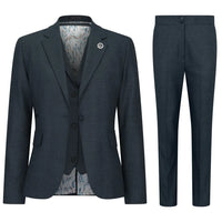 TPW53 - Completo da donna verde a 3 pezzi in stile Principe di Galles